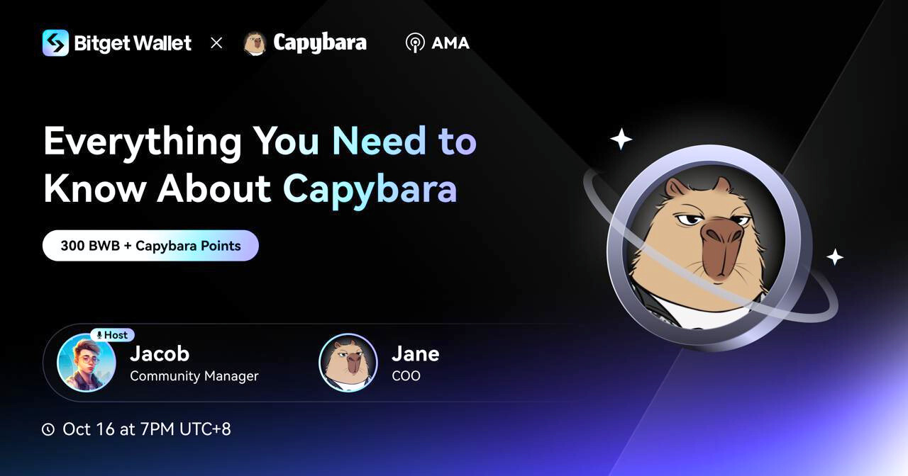 Capybara Partnership With Bitget Wallet